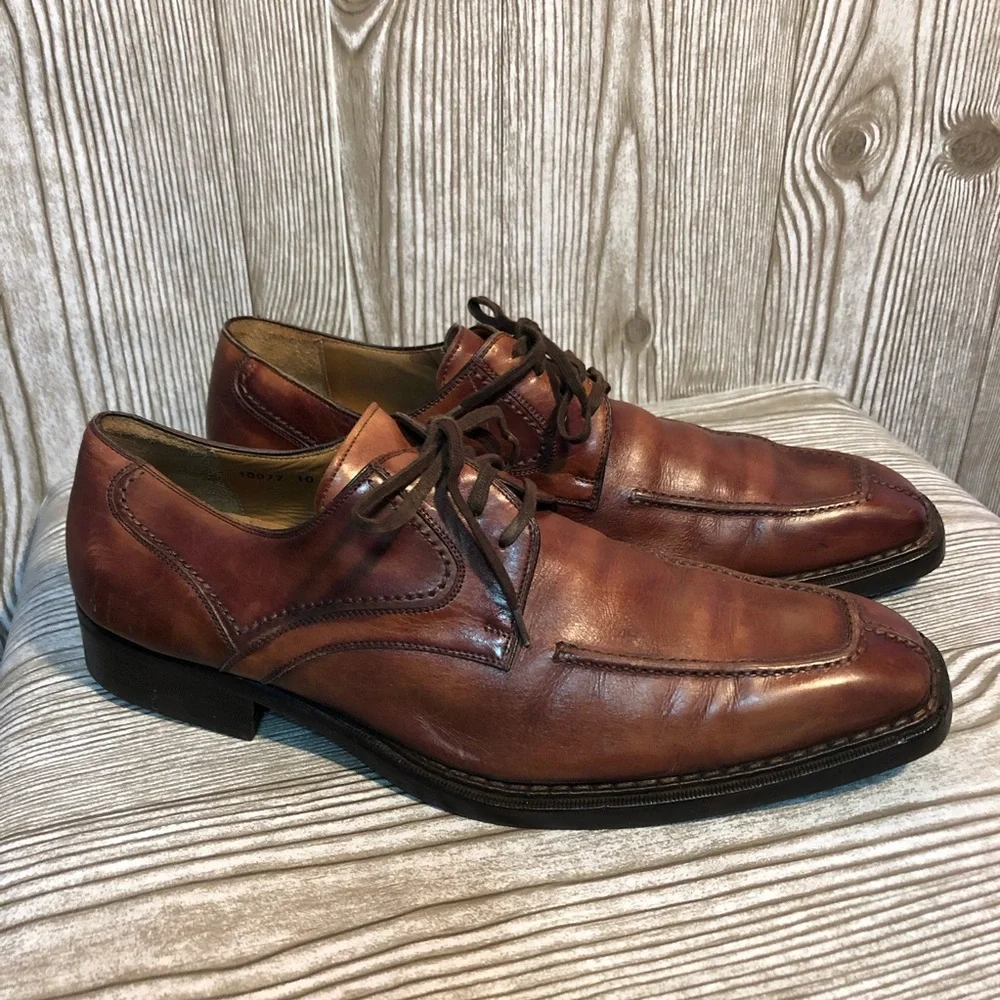 Magnanni Teodoro Split Toe Oxford  Sz 10 - Picture 2 of 12